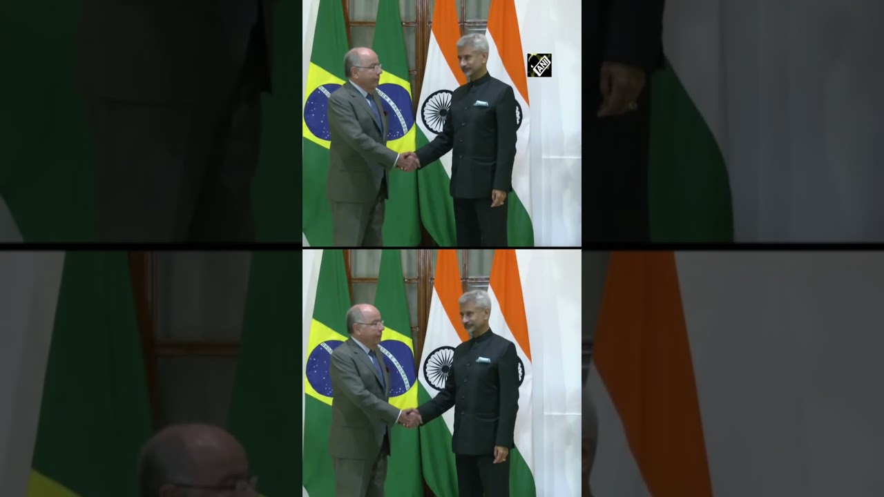 EAM Jaishankar meets Brazilian Counterpart Mauro Vieira in Delhi