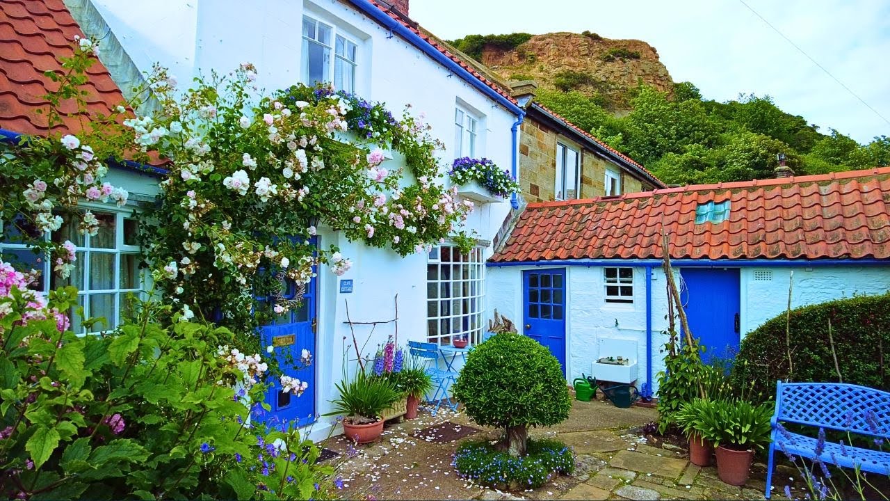 Runswick Bay Village Walk, English Countryside 4K