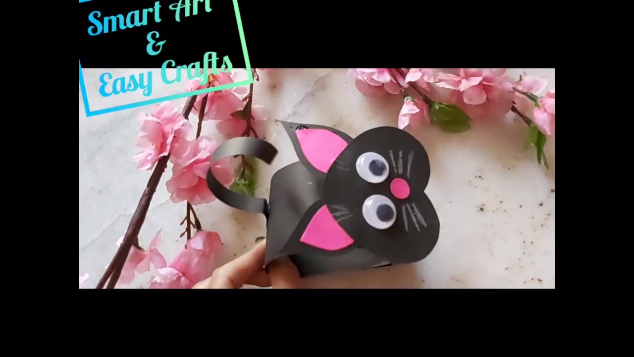 PAPER CRAFT //HOW TO MAKE A/ PAPER CAT /// - YouTube