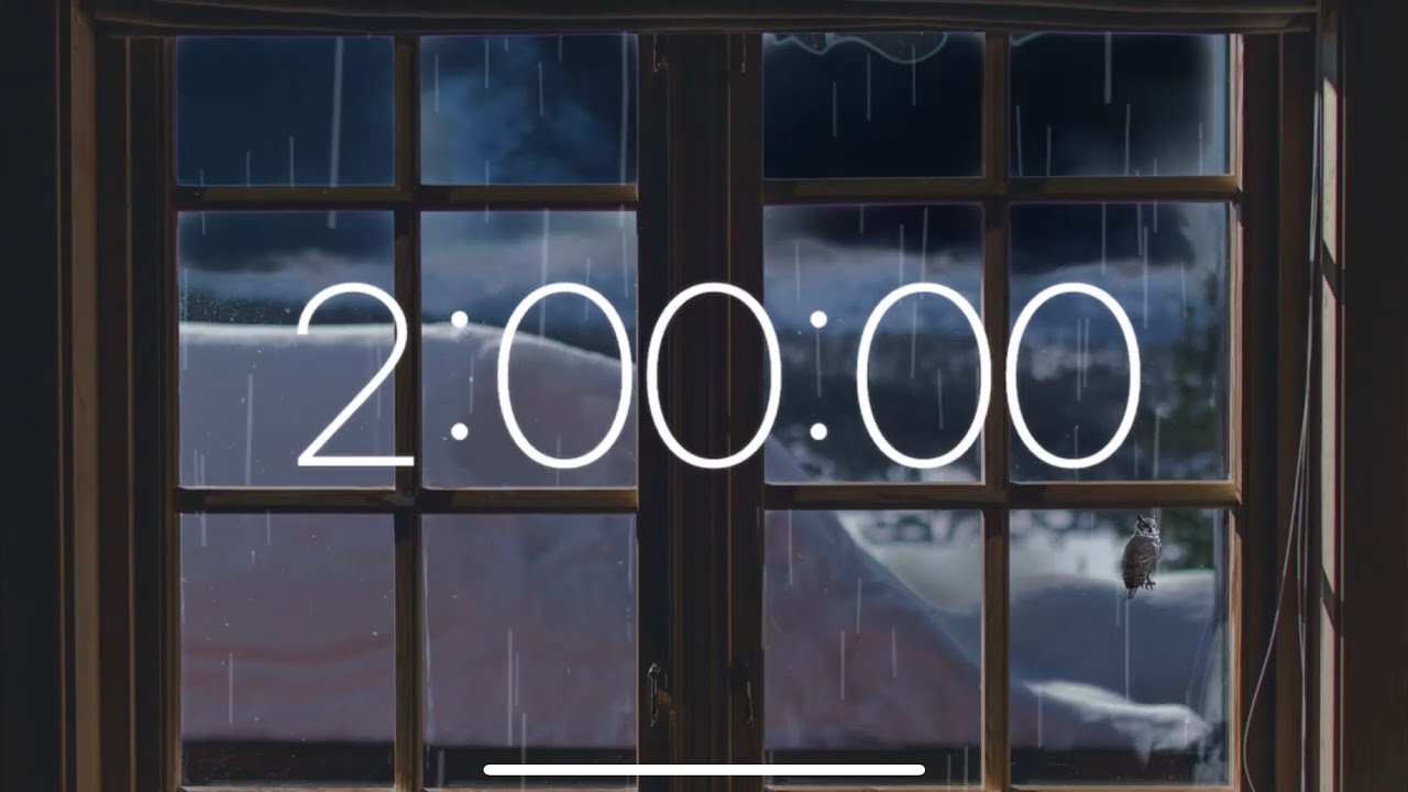 2 Hours Countdown Timer Flip Clock 🎵 / +Ambient🧘‍♀️+ Bells🔔