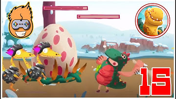 Dino Bash 😱 Dinosaurs vs Cavemen Tower Defense Wars  Level  💣 58 and 59 💣 GamePlay #15