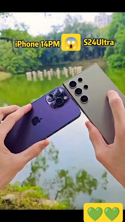 iPhone 14 Pro vs Samsung S24 Ultra - LOOK AT ME! 🤯