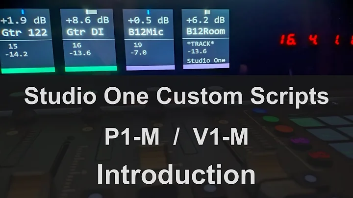 Overview - iCON P1-M & V1-M Custom Scripts for Studio One