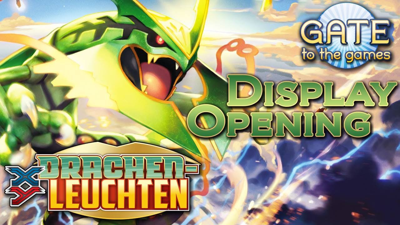 Pokemon Karten XY Drachenleuchten Display Box Unboxing Opening