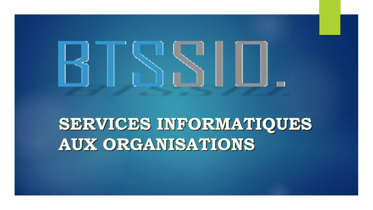 Page De Garde Bts Sio Présentation du BTS SIO - YouTube