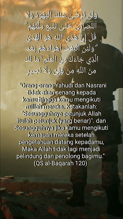 AYAT ALQURAN TENTANG KAUM YAHUDI DAN NASRANI
