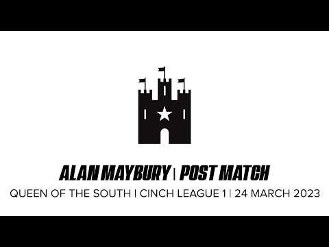 Alan Maybury | Post Match | Queen of the South | 24 March 2023
