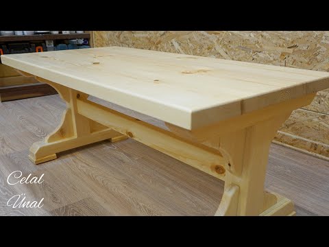 Woodworking / Making a coffee table / Wooden coffee table / Orta sehpa yapımı