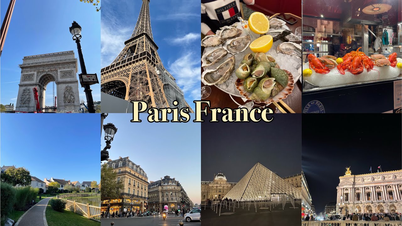 France 🇫🇷|Paris for you💗 ปารีส หอไอเฟล พิพิธภัณฑ์ลูฟวร์ ประตูชัยฝรั่งเศส.🛺🌍