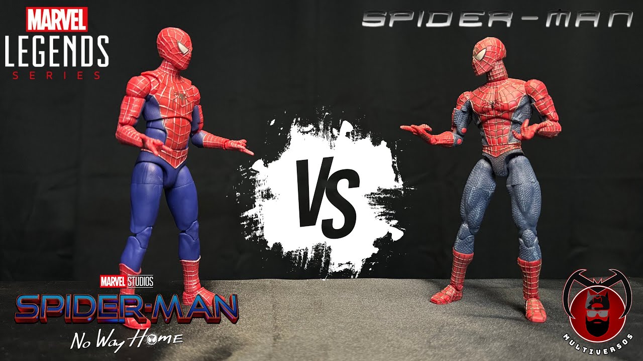 Unboxing Spiderman vs Spiderman No Way Home Marvel Legends