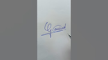 how to sign govind signature? 🥰💖❤️ #signature #shorts