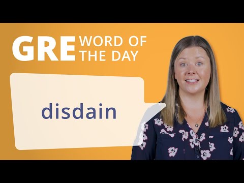 GRE Vocab Word of the Day: Disdain | Manhattan Prep