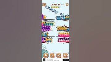 BIRD SORT 2 COLOR PUZZLE GAME🐦 LEVEL 81