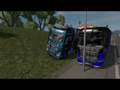 ETS2 multiplayer #დარჩისახლში გასეირნება I