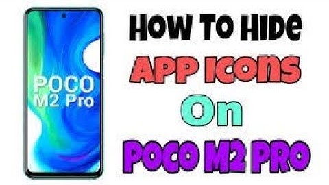 How To Hide Apps In Poco M2 Pro / How to Hide App In Poco M2 Pro Poco X2 Poco X3 Poco F1 Poco F2
