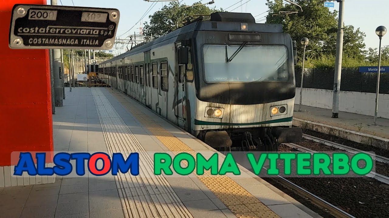 Proviamo gli Alstom MRP236 della Ferrovia Roma Viterbo!