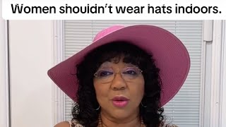 Teacher, stop wearing hats in the classroom. 😳