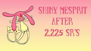 Shiny Mesprit in ORAS after 2225 SRs!!! [1st of Legend Quest] screenshot 5
