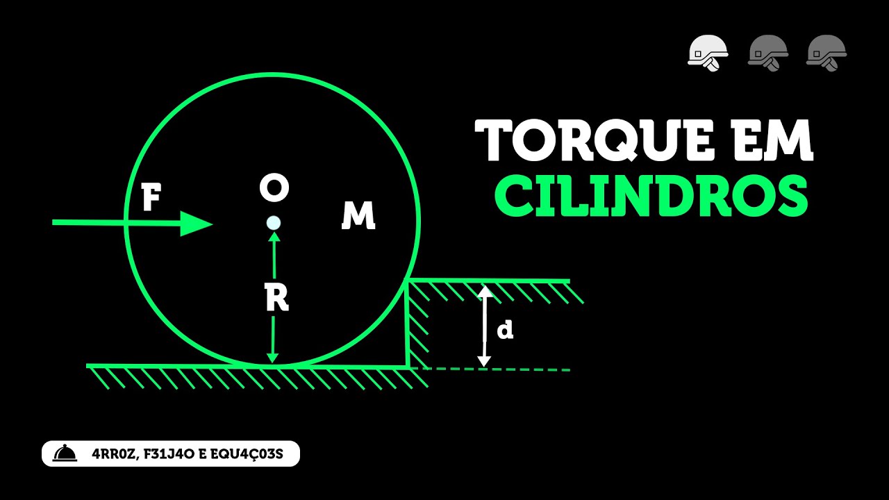 TORQUE em CILINDROS  Como fazer o Cilindro SUBIR o DEGRAU