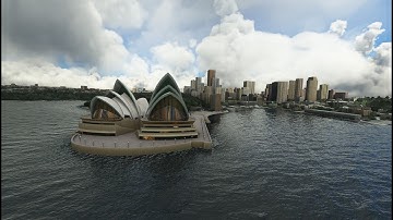 Sydney Harbour Australia Microsoft Flight Simulator 2020 Drone Mode
