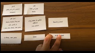 الجملة الانجليزية بكل بساطة شرح بطريقة القصاصات الورقية