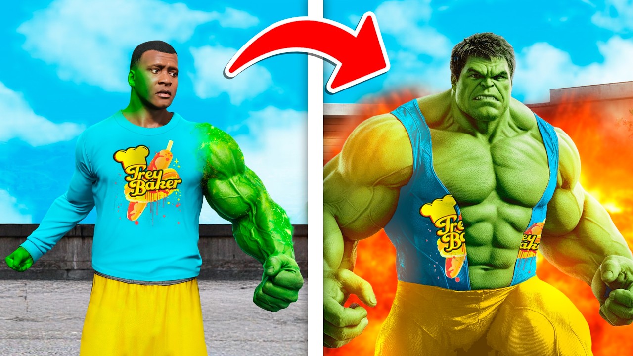 EVOLUI O FRANKLIN PARA HULK NO GTA 5