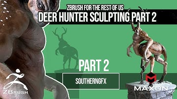 Creating a creature in ZBrush Part 2