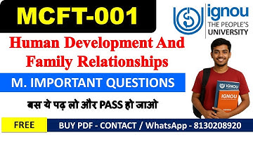 MCFT-001 Important Questions with Answers 2025  | Previous Year Question Paper Solved In English
