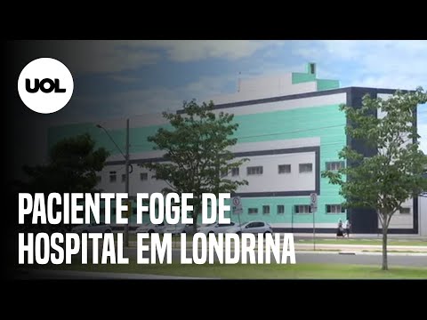 Paciente foge de hospital em Londrina após saber de possível intubação