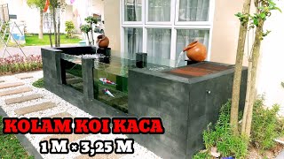 Membuat Kolam Koi Kaca Sederhana Halaman Samping Rumah
