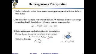 EMA5001 L17-06 Heterogeneous precipitation