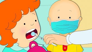 caillou and rosie at the dentist caillou cartoons for kids wildbrain kids