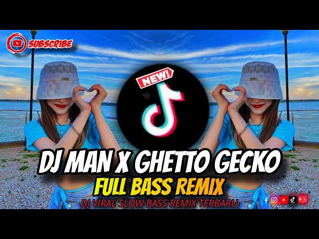 DJ MAN! x GHETTO GECKO x SLOWED REMIX (Full Bass Remix) DJ Jobert Bass Remix シ class=