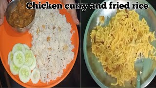 Sunday afternoon and lunch routine | Chicken curry and fried rice recipe |Indian Vlogger Savi