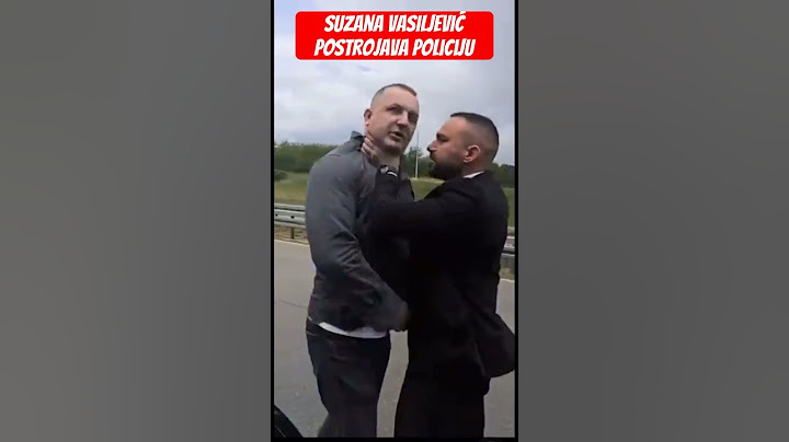 Video: Suzana Vasiljević postrojava policiju na autoputu Beograd Niš