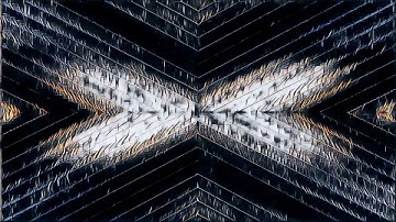 Etch Effect HD Seamless Video Background VJ Loop - VFX Gold Black Tan 021