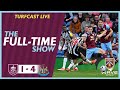 The fulltime show  burnley 14 newcastle united  clarets on brink after another home beating
