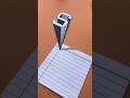 3d drawing illusion letter S #drawing #drawingtutorial #shorts