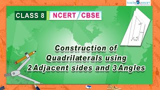 Practical Geometry-Construction Of Quadrilateral with 2 Adjacent sides & 3 Angles-NCERT-#class8 #tys