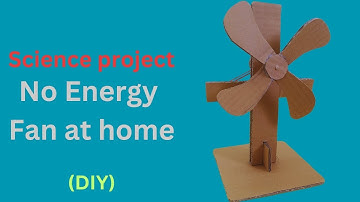 $1 Cardboard Fan (DIY) | Cardboard Fan no motor no battery