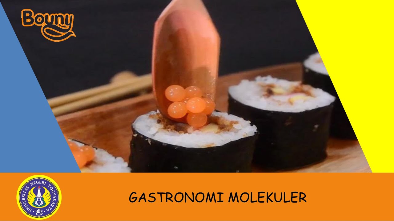 Media Pembelajaran Audio Visual Pada Materi Gastronomi Molekuler | Gelification | Caviar