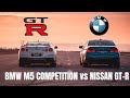 BMW M5 Competition vs Nissan GT-R Drag Race