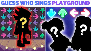 Guess Who Sings | FNF Character Test | Gameplay VS My Playground Part 4