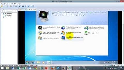 How to Start and Stop Win7 in VMware Workstation 9