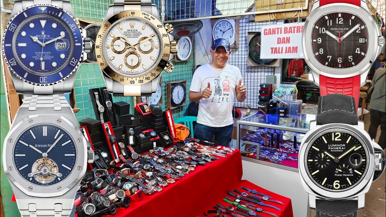 JAM MEWAH 😎 HARGA MURAH 😱 PEDAGANG RAMAH DI PASAR LOAK PONCOL ‼️ BURUAN DI ORDER ‼️