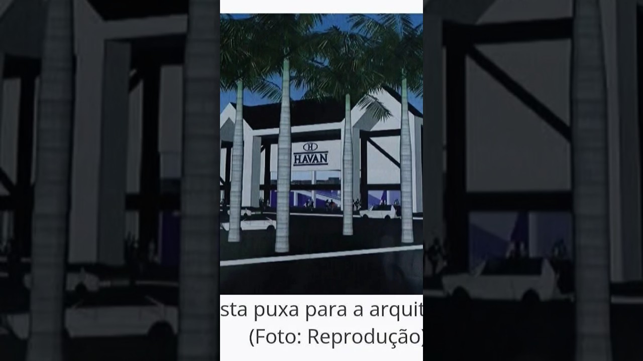 Projeto da lojas Havan no centro histórico de Blumenau