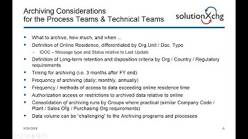 Preparing for an SAP HANA Migration Utilizing SAP Data Archiving