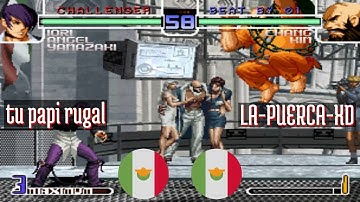 @kf2k2pls: tu papi rugal (MX) vs LA-PUERCA-XD (MX) [KOF 2002 Plus kf2k2 Fightcade] Jul 28