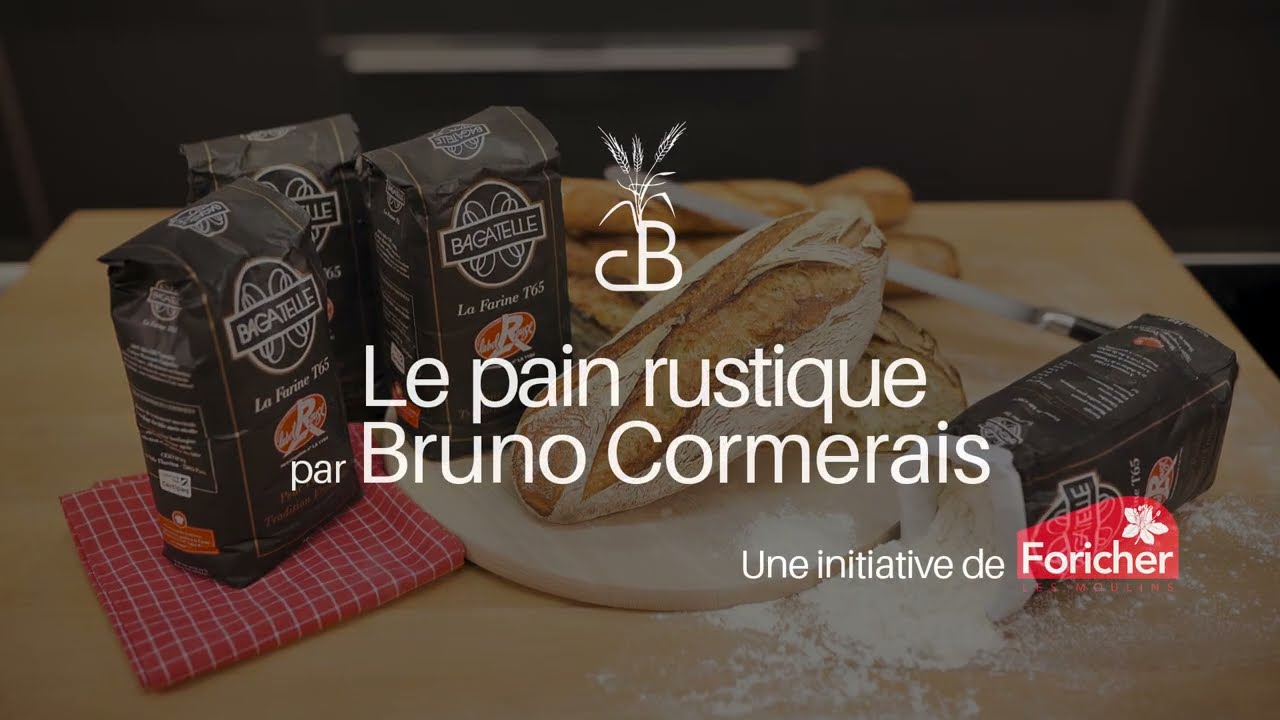 Faire un pain rustique avec Bruno Cormerais (recette MOF Boulanger)