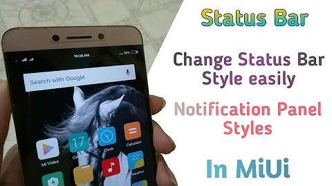 How to Change Status Bar in MiUi pro || Cool Styles || Change Status Bar Easily in MiUi